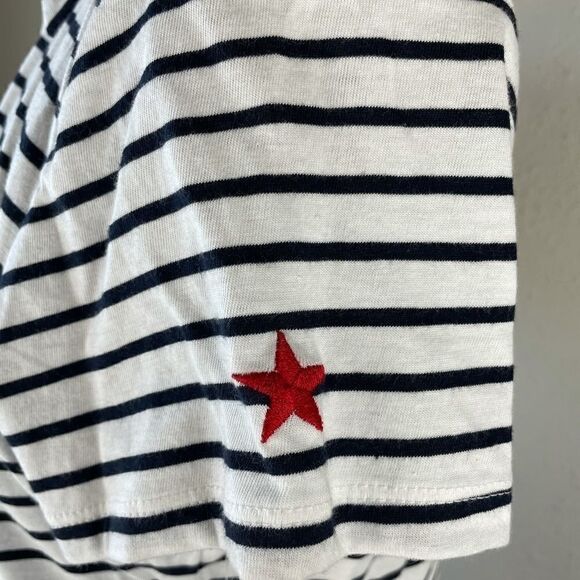 NWT Liz Claiborne Striped Polo Top Size M - Picture 5 of 9